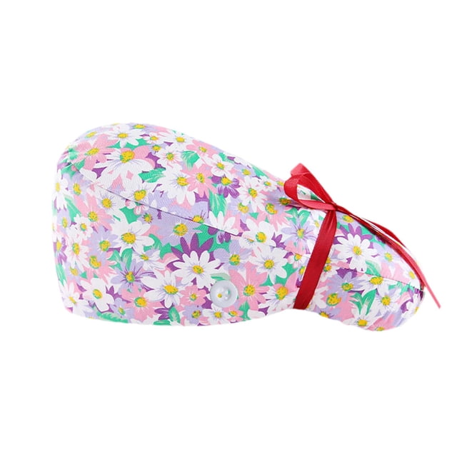 Gorro de trabajo con funda para la cabeza para trabajadores, médicos de mascotas, mujeres y hombres, centro de belleza B74