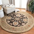 thumbnail image 3 of SAFAVIEH Anatolia Scarlett Traditional Wool Area Rug, Black/Green, 8' x 10', 3 of 10