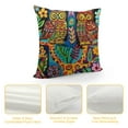 thumbnail image 4 of Orinice Mola De Panama Decorative Throw Pillow Covers,18x18 Pillow Covers for Couch Sofa Bed Soft Cushion Covers White, 4 of 5