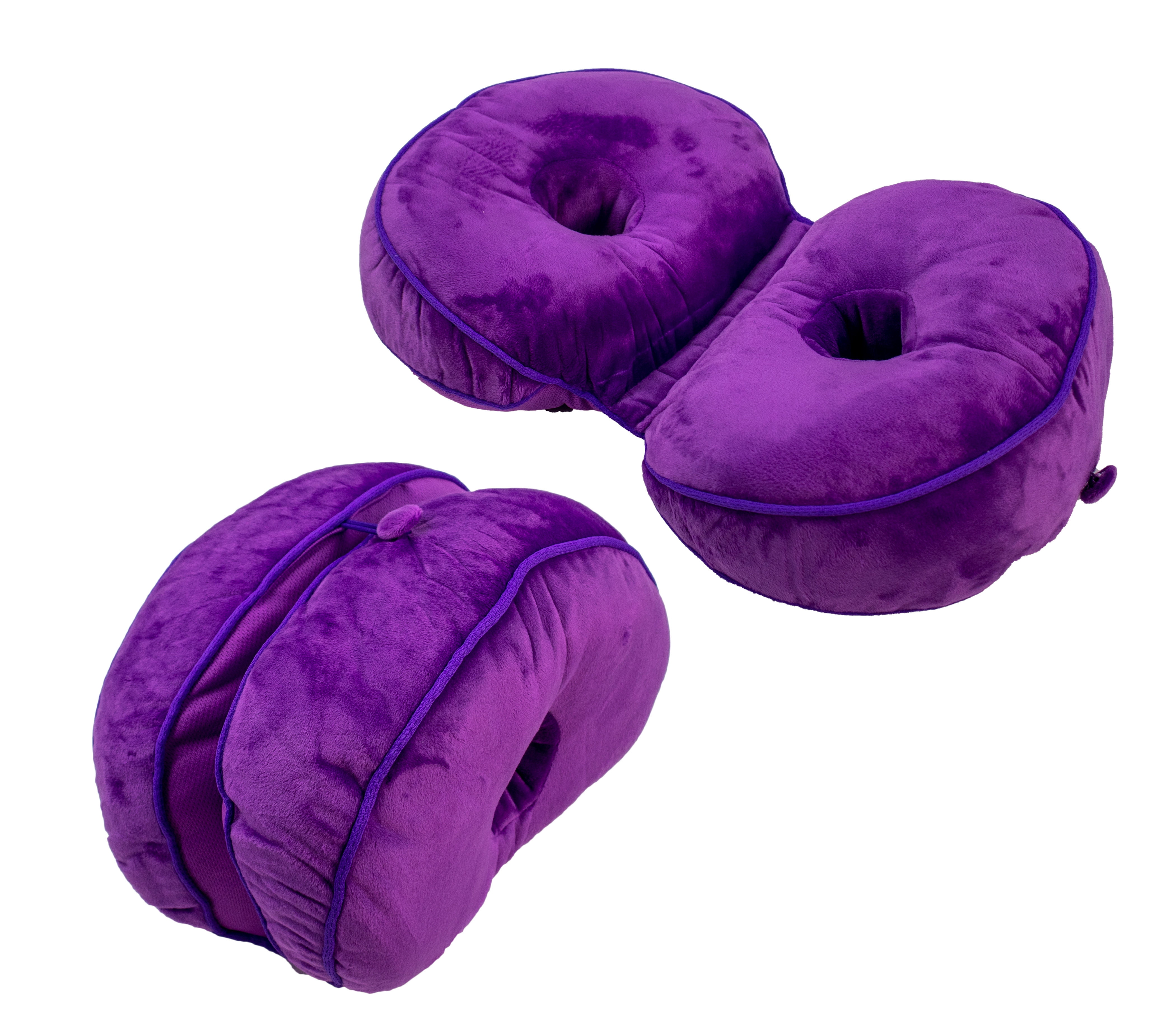 Violet AT Dual Comfort Cushion Lift Hips Up Seat Coussin de siège en Latex Bout à Bout 