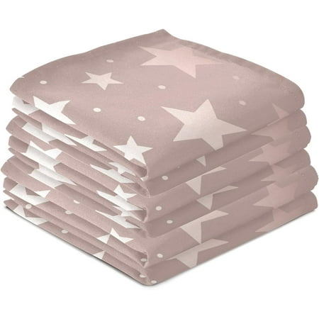 

Coolnut Star Glitter Texture Kitchen Dish Towels Set of 6 Dishcloths Absorbent Soft Towels Hand Towels Tea Towels 18 x 28
