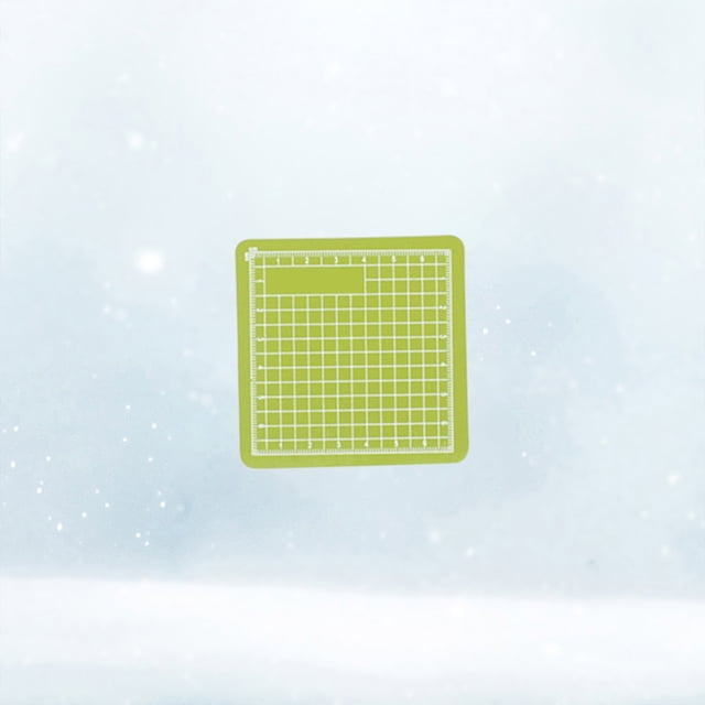 Hytrove PVC Cutting Pad for DIY Use Green Reversible Self Healing Mat with Grid Lines Protects Table from Blades 8x8cm