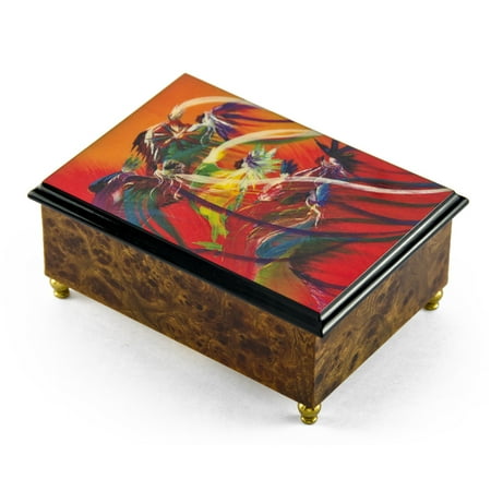 Artistic 18 Note "Rainbow Dance" Italian Musical Jewelry Box - Moldau, The