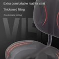 thumbnail image 2 of Wide Bike Seat Ebike Passenger Seat With Back Support Oversized Bicycle Saddle With Backrest And Shock Absorbing Memory Foam, 2 of 4