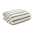 thumbnail image 2 of Vfedsrsge Pure Cotton Black Washcloth, Soft Absorbent Quick Dry Face Towel with Fine Stripe, Compact 13.4x13.4 Inch for Travel Gym Spa, 2 of 7
