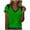 *Green, variant on Women's Color Block Short Sleeve T-Shirts,Ladies Crew-Neck Contrast Trim Loose Fit Tops,Summer Daily Wear Blouses For Women,Purple,S-2XL