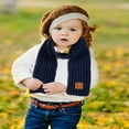 thumbnail image 3 of TELOLY Kids Winter Scarf, Coldproof Solid Color Knitted Scarves Wrap for Toddler Boys and Girls, 3 of 4