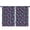 Robot and Rockets, variant on Blackout Kids Curtains,Robot and Rockets Blue Pattern Children's Insulated Curtains Set Of 2,Bedroom Essentials,Toddler Room Decor 42"x54"