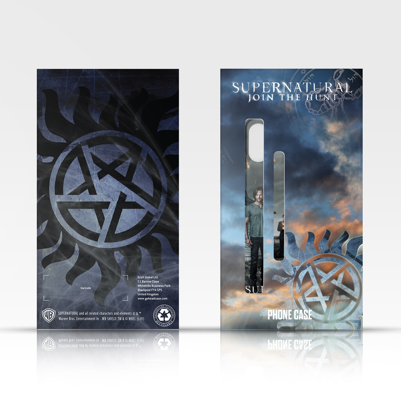 Head Case Designs Supernatural Vectors Saving People Logo Soft Gel Case for Apple iPhone 15