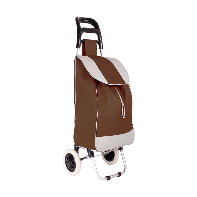 Carrito Sencillo Plegable Para Mandado Color Café