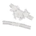 thumbnail image 1 of Liguero de encaje para boda, 2 uds., liguero Floral para pierna nupcial, conjunto para fiesta 55 cm a 70 cm jinwen Liga de encaje, 1 of 6