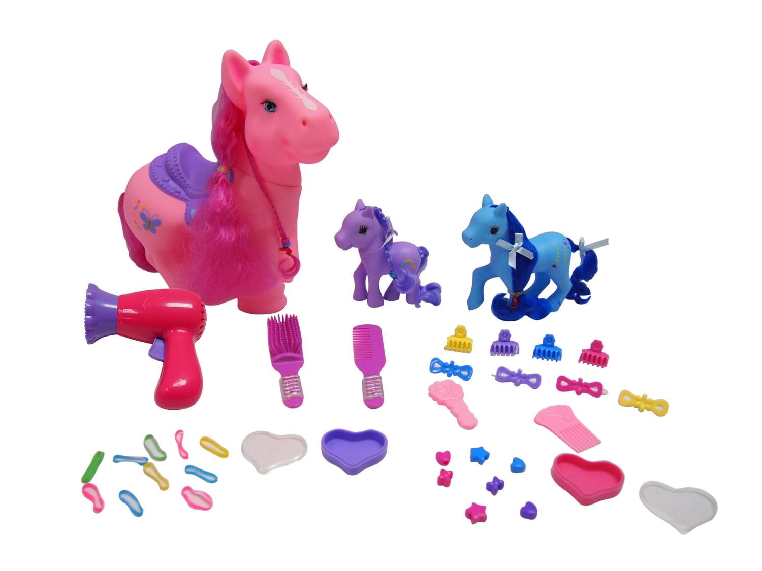 kid connection Pretty Pony Family Set (pink)