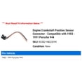 thumbnail image 2 of Engine Crankshaft Position Sensor Connector - Compatible with 1983 - 1991 Porsche 944 1984 1985 1986 1987 1988 1989 1990, 2 of 2