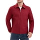 thumbnail image 4 of CHAQUETA CASUAL DE LARGO MANGA CON SOLAPA Y CREMALLERA COMPLETA PARA HOMBRE XL ROJA, 4 of 6