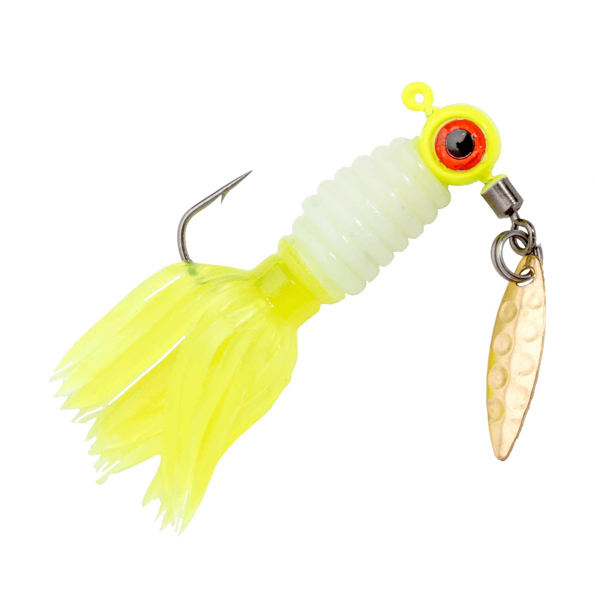 Sausage Head Spins Pre-Rigged Crappie Thunder 1/16 Who Dat