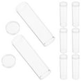 thumbnail image 2 of Miangastore 8pcs Coin Holder: Transparent Coin Storage Tubes with Caps - Plastic Holders for Quarters and Collectibles - Tubes for Collection and Protection Supplies, 2 of 8