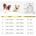 thumbnail image 4 of 4Pcs Pet Dog Rubber Shoes Boot Breathable Non-Slip Wear-resistant Paw Protector for Hiking Running, 4 of 8