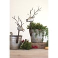 thumbnail image 2 of Metal Deer Planters (Set of 2), 2 of 4