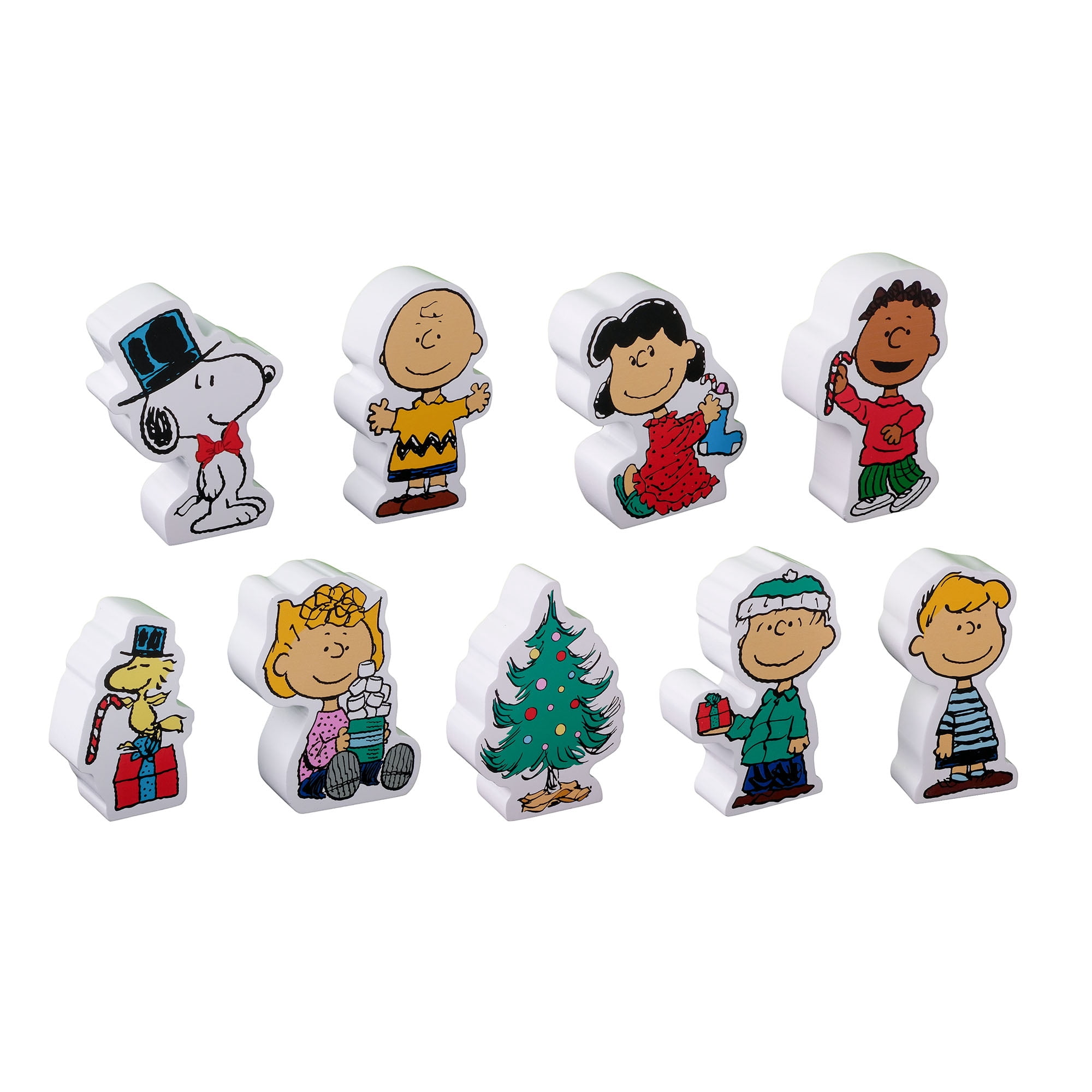 Peanuts 9 Piece Chunky Wood Block Set