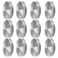 thumbnail image 3 of Tapas de Acero Inoxidable de Boca para Tarros de Cristal con Sellos de Silicona, A Prueba de Fugas, Paquete de 12 (71 mm), 3 of 8