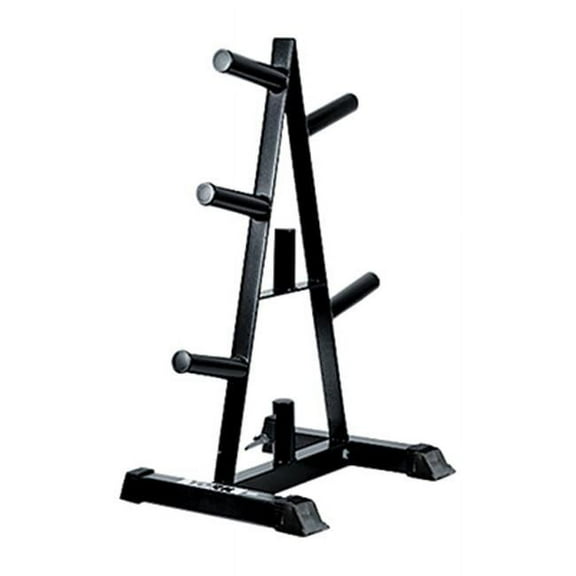 York Barbell 69036 Olympic A-Frame Plate Tree Black