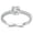 Silver, variant on Round Engagement Ring for Women by Ginger Lyne .5 Ct Simulated Diamond Sterling Silver Wedding Rings
