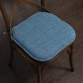 thumbnail image 2 of Aria Memory Foam Non-Slip Chair Cushion Pad with Ties 12 Pack - Multi Blue, 2 of 6
