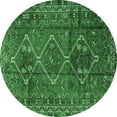 thumbnail image 1 of Ahgly Company Indoor Round Persian Emerald Green Traditional Area Rugs, 8' Round, 1 of 4