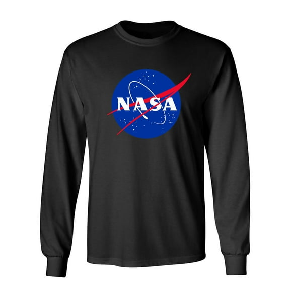 NASA Official Meatball Logo Sarcastic Novelty Gift Idea Adult Humor Funny Men's Long Sleeve Shirts