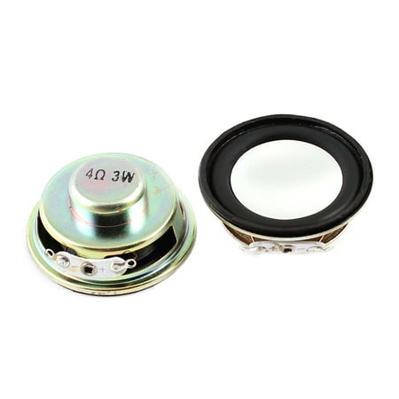 Unique Bargains Metal Shell Round Speaker 4 Ohm 3W Magnetic Type for Music Player price history on PriceWatchPro