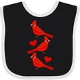 thumbnail image 3 of Inktastic Cardinal Cute Bird Watching Boys or Girls Baby Bib, 3 of 4