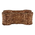 thumbnail image 2 of Bone Dry Pet Storage, Bone Shape Hyacinth Toy Basket, Dark Brown, Medium, 2 of 3