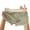 Light Green, variant on Men Boxer Underwear Mid-rise Elastic Waist Shorts Briefs U-Convex Design Striped Print Breathable Panties