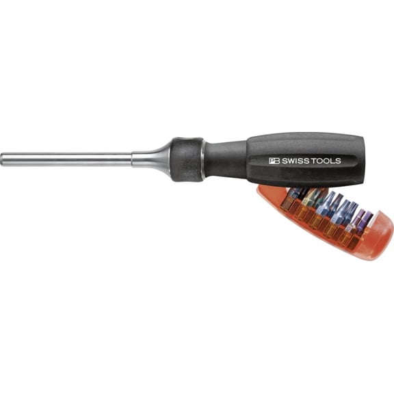 PB Swiss Tools PB 6510.R-100 Insider Pro Ratcheting Bit Screwdriver, 100mm