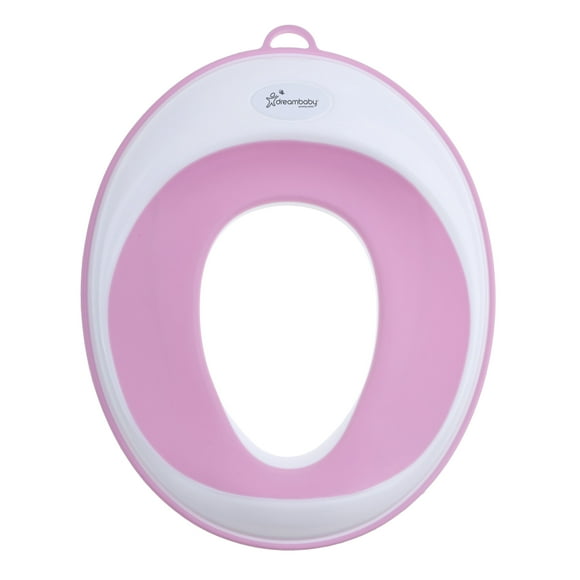 Asiento de Baño Entrenador Dreambaby, Rosa, Infantil, compatible con la mayoría de inodoros