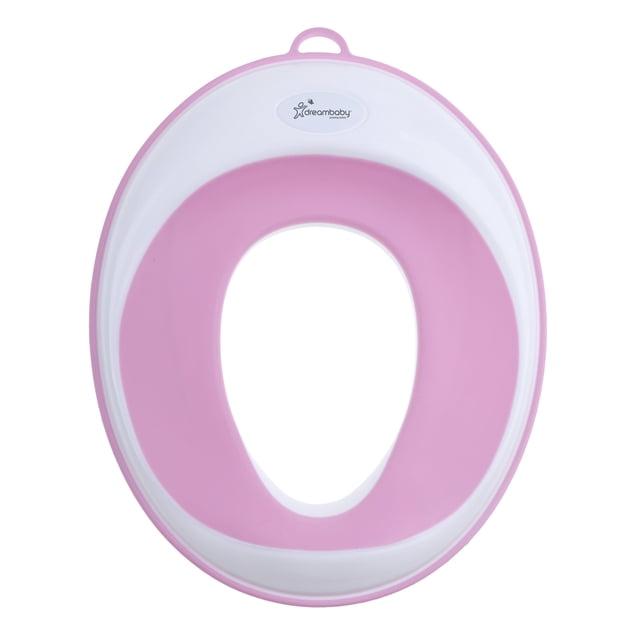 Asiento de Baño Entrenador Dreambaby, Rosa, Infantil, compatible con la mayoría de inodoros