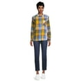 thumbnail image 2 of Time and Tru Women's Button Down Flannel Shirt with Long Sleeves, Sizes XS-3XL, 2 of 5
