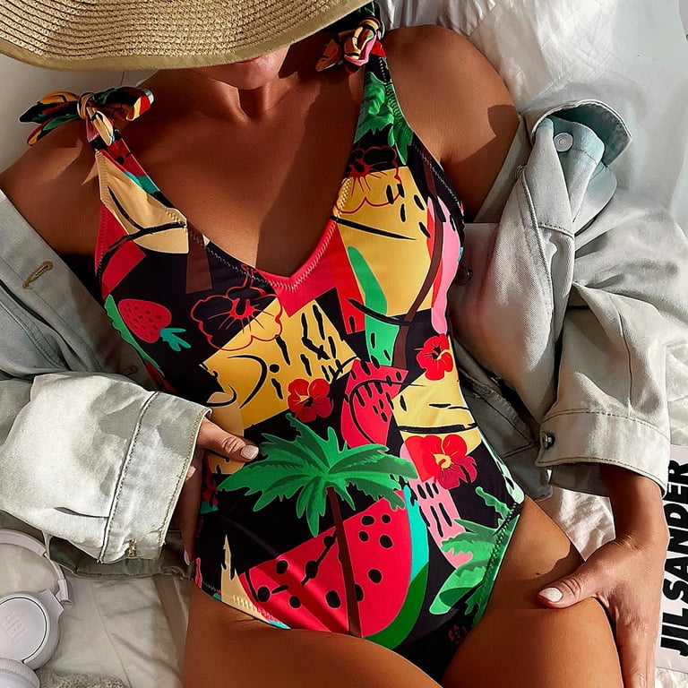 Sexy Watermelon Print Versatile Swimsuit Cover Up