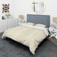 thumbnail image 3 of Designart 'Golden Maze II' Mid-Century Modern Duvet Cover Set, 3 of 4