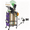 Violet, variant on Garden Tool Storage Rack, Heavy-Duty Steel Garden Tool Organizer with 5 Hooks, Suitable for Garage, Broom Rack, Garden Tool Stand, Shed, and Outdoor Use