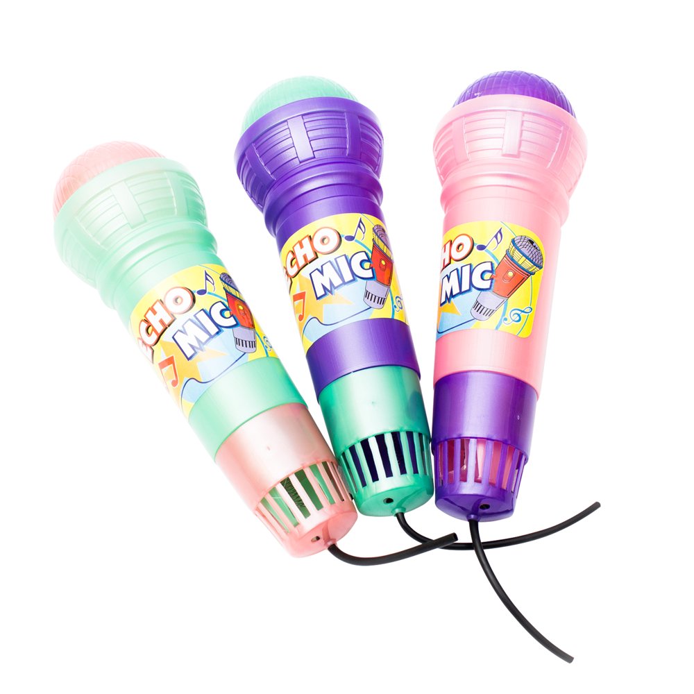 Fun Central AU205 Echo Microphones Assorted 12 count