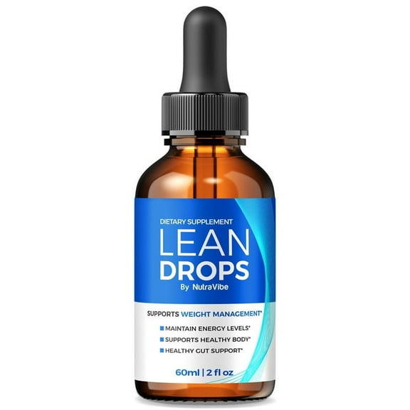 Lean Drops – LeanDrops Liquid Formula with a Clean Blend to Support Fitness Goals, Active Lifestyle & Body Wellness | Just a Few Easy Drops for a Fit-Focused Lifestyle (30 Servings)