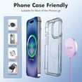 thumbnail image 4 of 25W Magnetic Wireless Charger, Magsafe Fast Charging Pad, iPhone 17 16 15 14 13 12 Pro Max, Slim Portable Phone Charger, Light Violet, 4 of 8