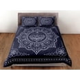 thumbnail image 3 of Mandala Azul Oscuro Funda Nórdica Boho Juego de cama Full, Queen, King, Dorm Bedding,, 3 of 4