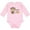AD-Pink, variant on Daddy's Little Monkey Boys or Girls Long Sleeve Baby Bodysuit