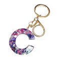 thumbnail image 1 of WREESH Mother's Day Custom Creative Keyring Clasp 26 English Letter Pendant Keyring, 1 of 9