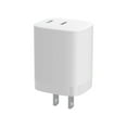 thumbnail image 2 of 4XEM 35W Wall Charger with 2 USB-C Ports and Power Delivery, White, 2 of 4