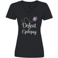 thumbnail image 3 of Inktastic Epilepsy Awareness Support Month Women's V-Neck T-Shirt, 3 of 5