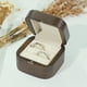 thumbnail image 5 of Caja De Anillo De Madera De Premium dor De Regalo Cuadrado Para Aniversario, 5 of 9