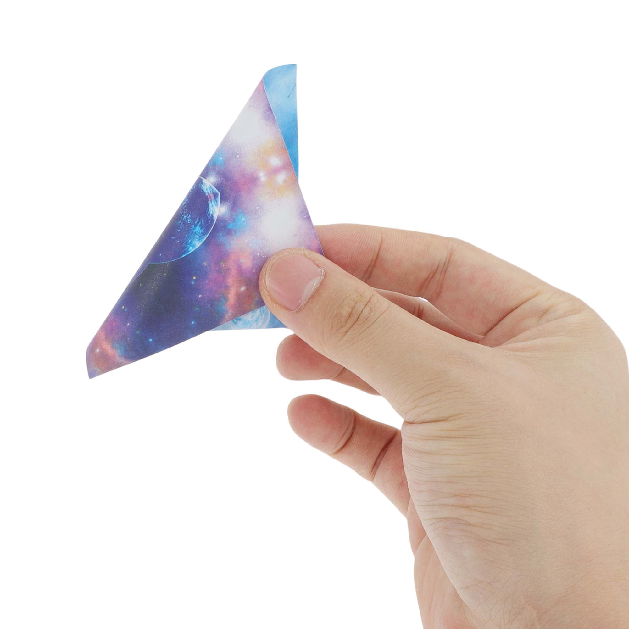Unique Bargains 180Pcs Double-Sided Origami Paper for DIY Arts Rose Red